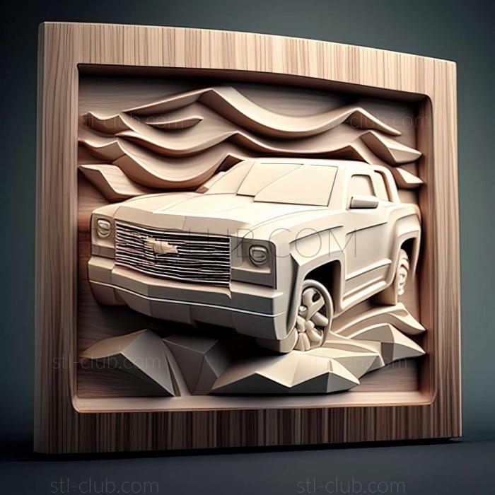 3D мадэль Chevrolet Avalanche (STL)